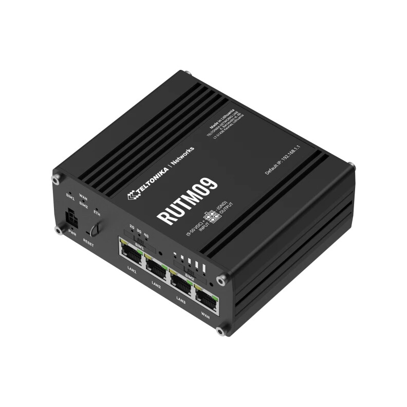 Router 4G LTE Cat 6 GNSS RUTM09 